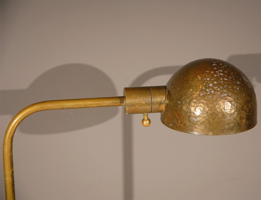 American Brass Floor Lamp