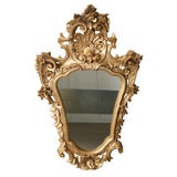 Old Gilt Italian Mirror