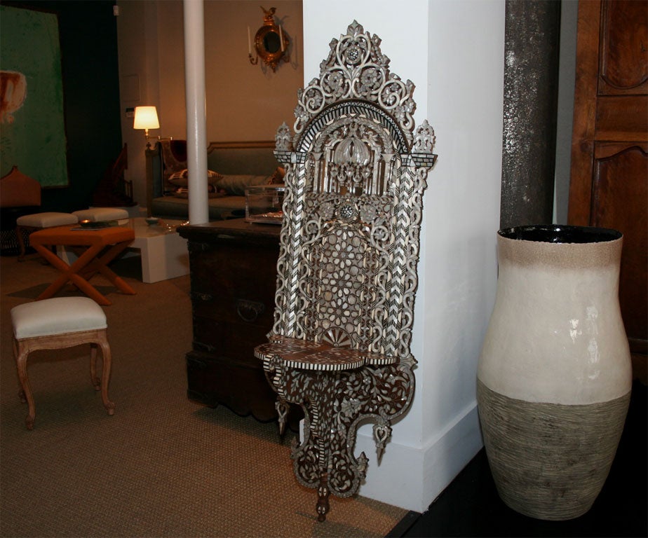 Pair large Syrian wall sconces