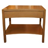 Pair of Lime-Washed Custom Night Stands