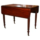 19th C. English Mahogany Drop Leaf Table