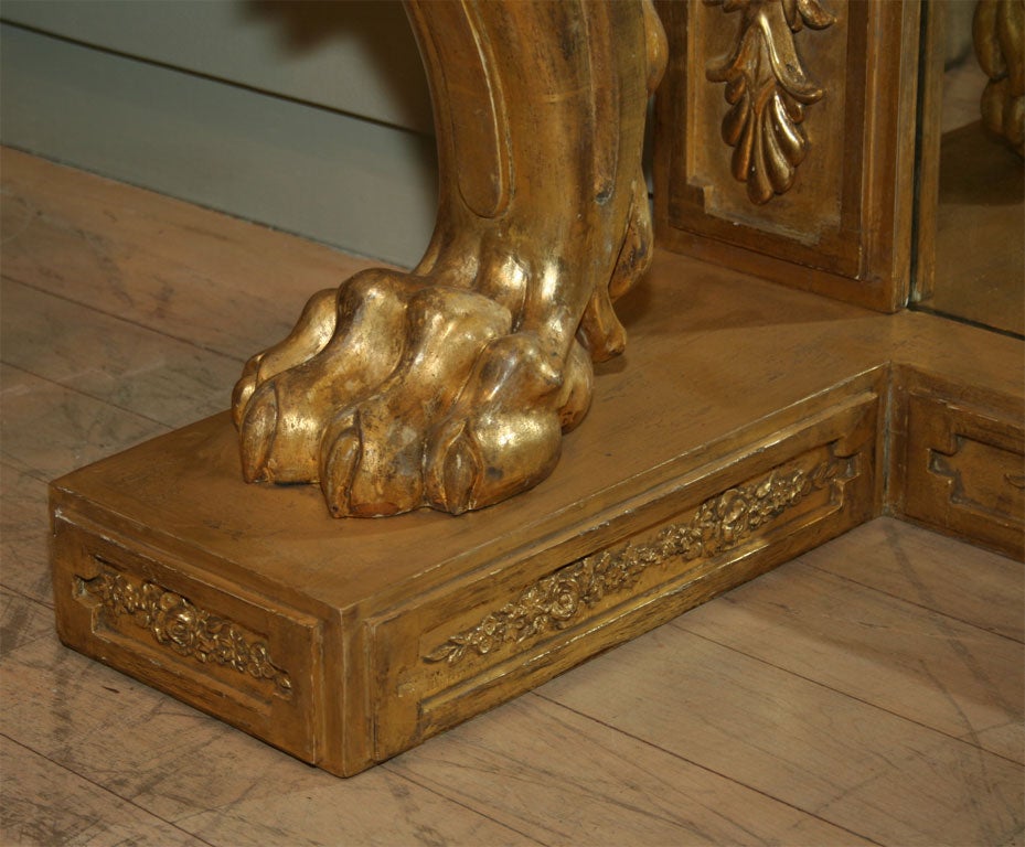 A Highly Important Regency Giltwood Pier Table 2