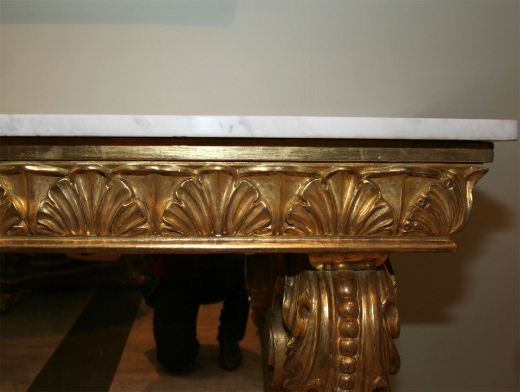 A Highly Important Regency Giltwood Pier Table 4