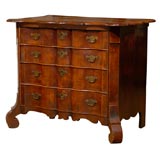 18th Century Dutch Walnut Serpentine Commode Circa 1740