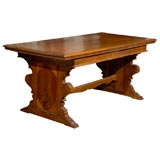 18th Century Italian Walnut Table Desk with 4 drawers Used 18th Century Italian Walnut Table Desk with 4 drawers
