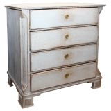 Antique Narrow Early 19th c. Swedish Gustavian Chest of Drawers