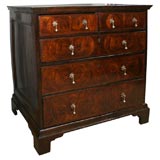 Superb William and Mary Inlaid Walnut Chest of Drawers