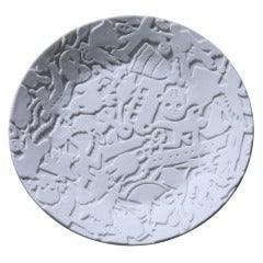 DAY IN DAY OUT-BISCUIT PORCELAIN PLATE BY STUDIO JOBS