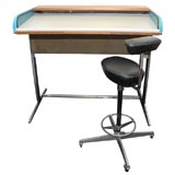 Desk by G.Nelson for Herman MIller with original  perch