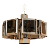 Gleaming Mod 70's Chandelier in the style of Robert Sonneman