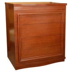 Vintage Mahogany Gentleman's Dresser in the style of Grosfeld House