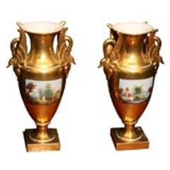 Pair of Dresden Vases 6