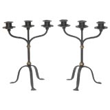 Pair Three Pricket Candelabra (GMD#2025)