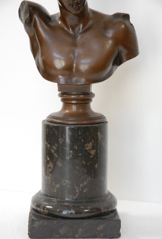 Bronze Bust of Apollo - Gladenbeck+Sohn (GMD#2183) In Good Condition In Los Angeles, CA