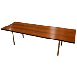 Rosewood and Chrome Coffee Table by Hans Wegner
