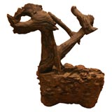 Antique Adirondack Root Planter