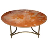 Orange Resin Table