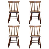 Set of Eight Early American Chairs