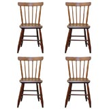 Set of Eight Early American Chairs