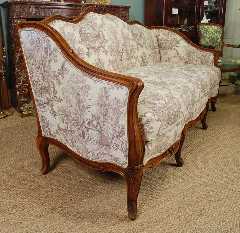19th Century French Louis XV Style Sofa