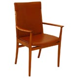 Kai Lyngfeldt Larsen Leather Arm Chair