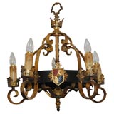 Castle and Knight Theme Chandelier