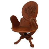 Carved Wood Chair