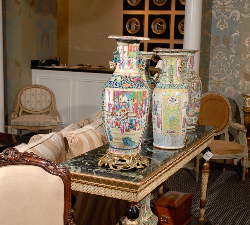 Chinese Porcelain on Bronze Stand