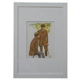 Vintage Men's Framed Fashion Print: The Blazer