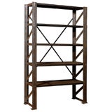French Industrial Bookcase