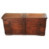 Antique Swedish Baroque Travel Trunk