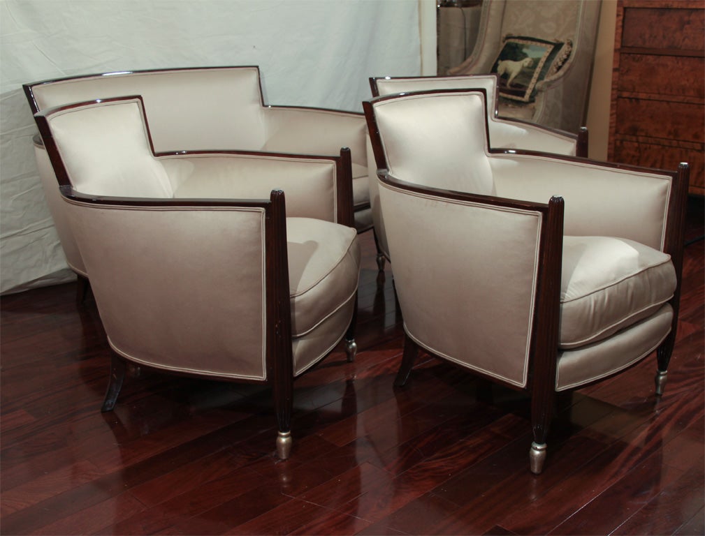 Mid-20th Century Rare French Art Deco Living Room Suite