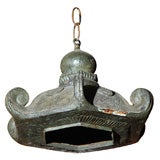 Antique chinese bronze  light fixture