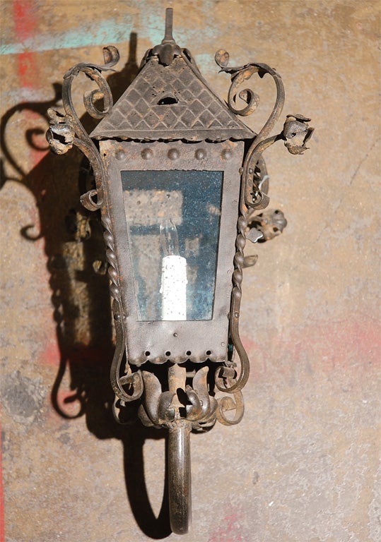 antique single wall lantern