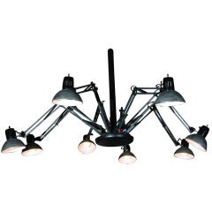 Eight-Armed Desk Lamp Chandelier
