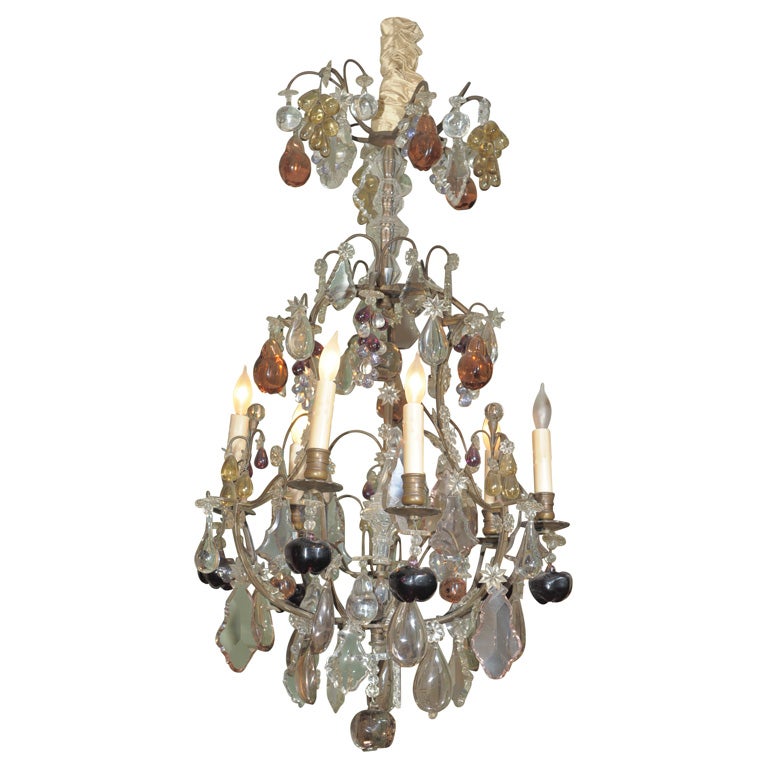 French 19th Century Gilt Bronze Chandelier