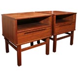 Pair of Teak Side Tables/Night Stands