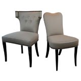 Set of Six Dining Chairs with Scroll Design by Grosfeld House