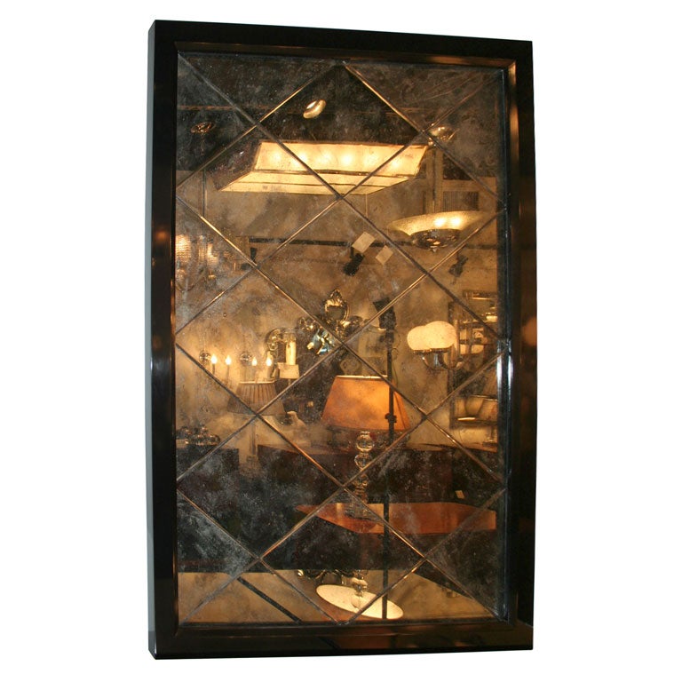 Spectacular Hollywood Diamond Panel Smoked Mirror at 1stDibs smoked