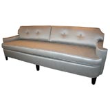 1940's Hollywood Sofa with Scrolled Arm Design