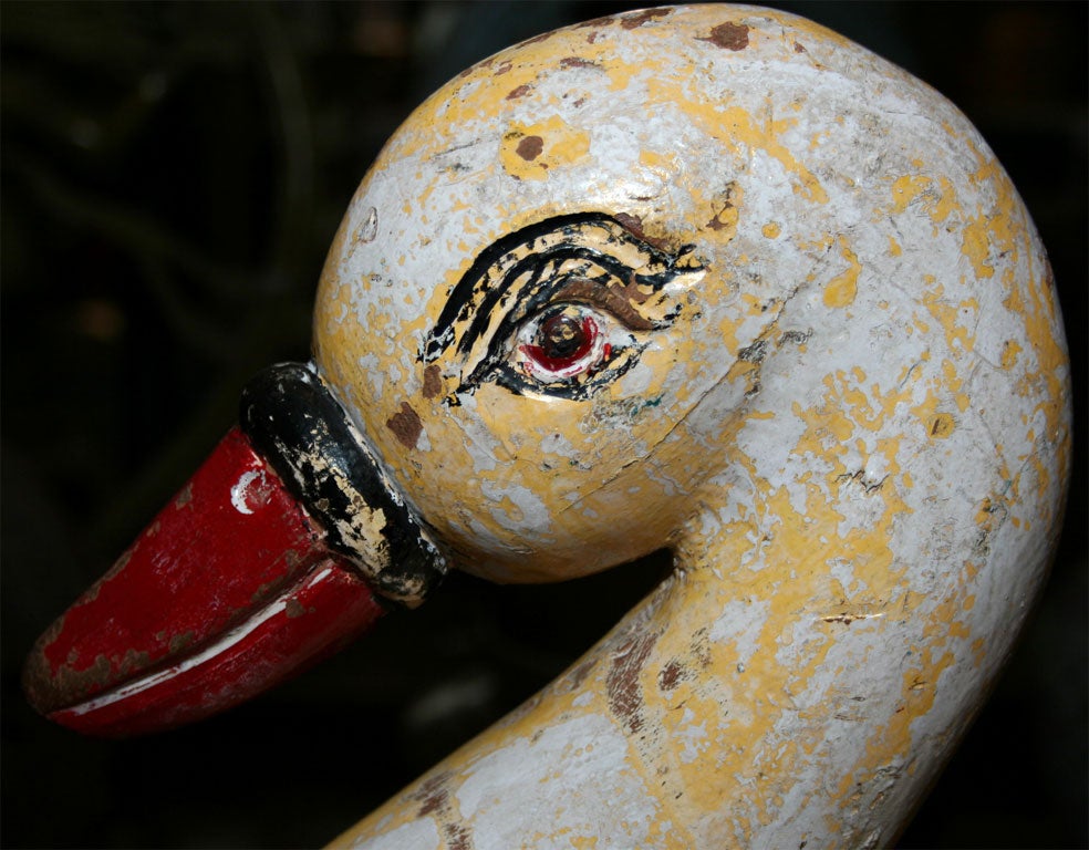 Wooden Painted Carousel Ducks 1
