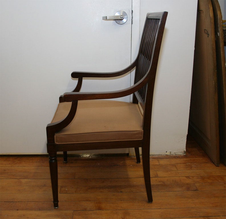 6 Dining Chairs by Jansen in the spirit of Emilio Terry For Sale 3