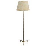 Brass Floor Lamp on tri-pod base