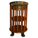 Regency Mahogany  Marble Topped Side Table