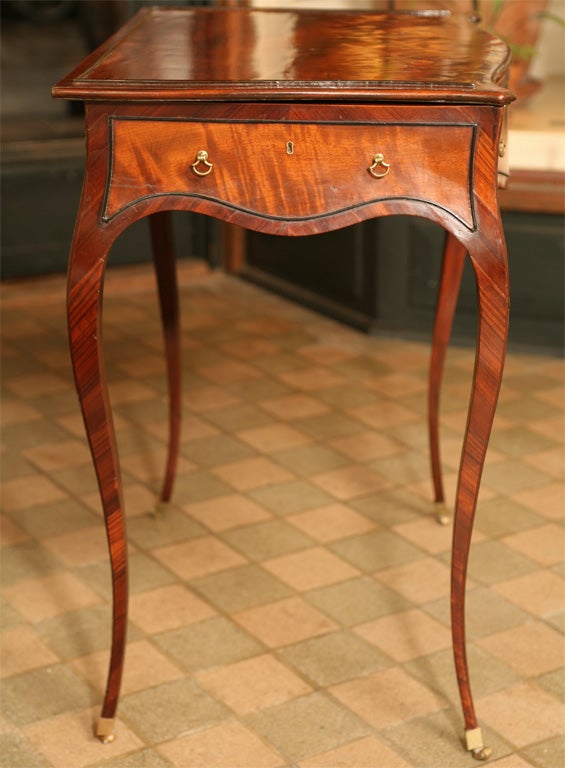 Ebony An Important George III  Mahogany Writing Table For Sale