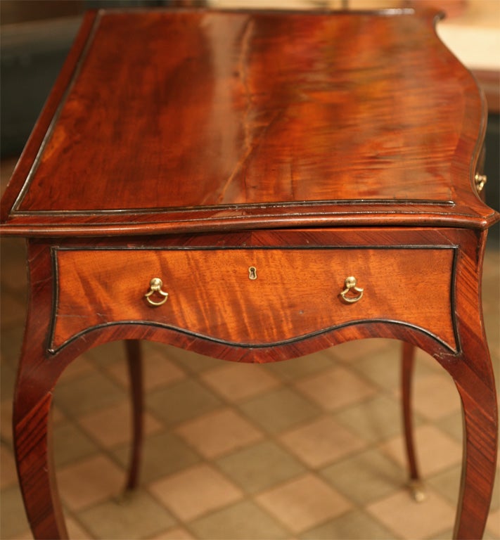 An Important George III  Mahogany Writing Table For Sale 1