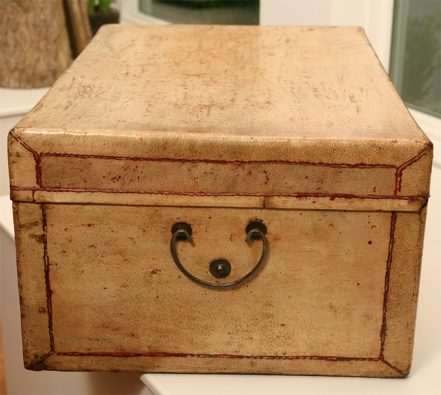 Cream Vellum Trunk 1