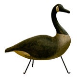 Vintage Carved Canadian Goose Decoy