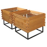 Japanese Food Steamer Table on Metal Base Japanese Food Steamer Table on Metal Base