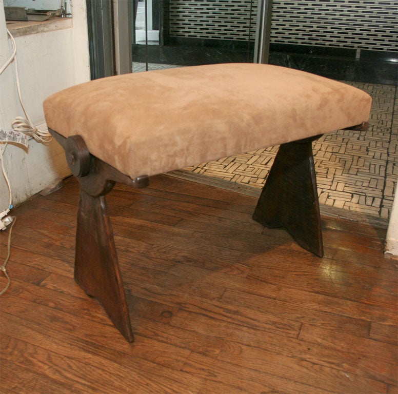 A bronze stool